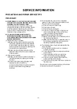 Предварительный просмотр 12 страницы Goldstar MV1502B Service Manual