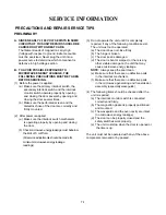 Preview for 12 page of Goldstar MV1526B Service Manual