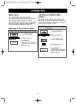 Предварительный просмотр 13 страницы Goldstar MV1604SB Owner'S Manual & Cooking Manual