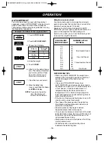 Предварительный просмотр 18 страницы Goldstar MV1604SB Owner'S Manual & Cooking Manual