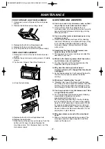 Предварительный просмотр 27 страницы Goldstar MV1604SB Owner'S Manual & Cooking Manual