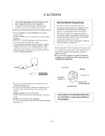 Предварительный просмотр 5 страницы Goldstar MV1604SB Service Manual