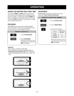 Предварительный просмотр 16 страницы Goldstar MV1604ST Owner'S Manual & Cooking Manual