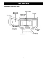 Предварительный просмотр 7 страницы Goldstar MV1608BB Owner'S Manual & Cooking Manual