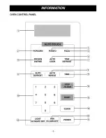 Предварительный просмотр 8 страницы Goldstar MV1608BB Owner'S Manual & Cooking Manual