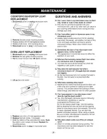 Предварительный просмотр 28 страницы Goldstar MV1735B Owner'S Manual & Cooking Manual