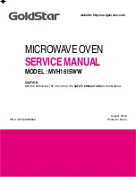 Goldstar MVH1615WW Service Manual preview