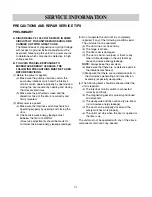 Preview for 12 page of Goldstar MVH1615WW Service Manual