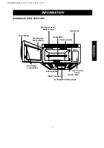 Предварительный просмотр 7 страницы Goldstar MVH1670ST Owner'S Manual & Cooking Manual