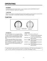 Preview for 5 page of Goldstar R1203H Owner'S Manual