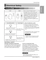 Предварительный просмотр 9 страницы Goldstar WG5005 Owner'S Manual