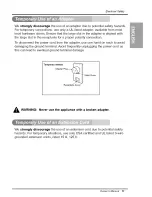 Предварительный просмотр 11 страницы Goldstar WG5005 Owner'S Manual