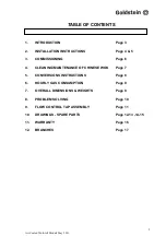 Preview for 2 page of goldstein CWA Installation Procedure – User Manual Service Instruction