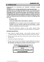 Preview for 3 page of goldstein CWA Installation Procedure – User Manual Service Instruction