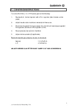 Preview for 8 page of goldstein CWA Installation Procedure – User Manual Service Instruction