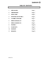 Preview for 2 page of goldstein E201 Installation Procedures Manual