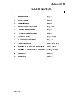 Preview for 2 page of goldstein GPG-30 Installation Procedure – User Manual Service Instruction