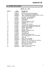 Preview for 15 page of goldstein SA-36FF Installation Procedure – User Manual