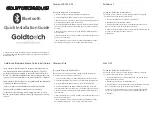 Goldtouch Comfort Mouse Quick Installation Manual preview