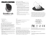 Предварительный просмотр 2 страницы Goldtouch Comfort Mouse Quick Installation Manual