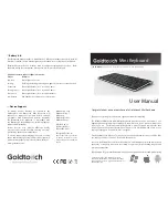 Goldtouch GTA-0033 User Manual preview