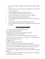 Preview for 8 page of goldwinch GTD 300 Assembly & Operating Instruction