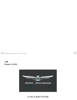 Preview for 1 page of Goldwing 2008 Honda GL1800 User Manual