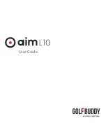 Preview for 1 page of Golf Buddy aim L10 User Manual