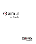 Golf Buddy AIM L11 User Manual preview