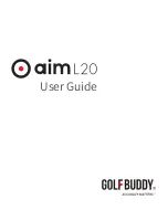 Preview for 1 page of Golf Buddy aim L20 User Manual