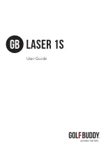 Golf Buddy LASER 1S User Manual предпросмотр