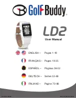 Golf Buddy LD2 User Manual preview