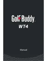 Golf Buddy WT$ Manual предпросмотр