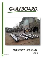 Golfboard CourseBoard Owner'S Manual preview