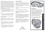 Preview for 1 page of Golight Stryker HID Instruction Manual