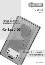 golmar AS-1220 SII Instruction Manual preview