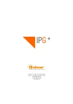 Предварительный просмотр 7 страницы golmar IPG+ ART 1/G+ Installer Manual