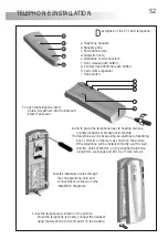 Preview for 54 page of golmar Stadio Plus T4003ML Instruction Manual