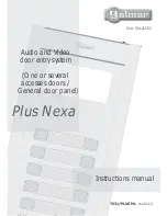 golmar T631/PLUS Instruction Manual preview