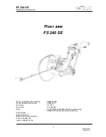 Предварительный просмотр 1 страницы Golz FS 240 SE Operating Instructions Manual