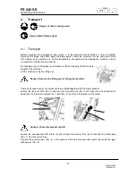 Предварительный просмотр 12 страницы Golz FS 240 SE Operating Instructions Manual