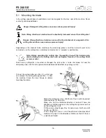 Предварительный просмотр 15 страницы Golz FS 240 SE Operating Instructions Manual