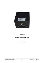 Предварительный просмотр 1 страницы Golze Engineering ADL120 Installation Manual