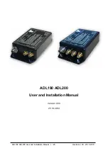 Предварительный просмотр 1 страницы Golze Engineering ADL190 User And Installation Manual