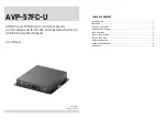 GoMax Electronics AVP-57FC-U User Manual preview