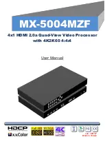 Preview for 1 page of GoMax Electronics MX-5004MZF User Manual