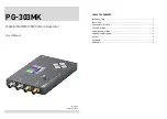 Предварительный просмотр 1 страницы GoMax Electronics PG-303MK User Manual