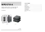 GoMax Electronics WPE-57VJ-A User Manual preview