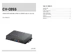 Preview for 1 page of Gomax CV-C05S User Manual