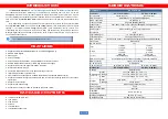 Предварительный просмотр 2 страницы Gomax EX-57AL-O-2K User Manual